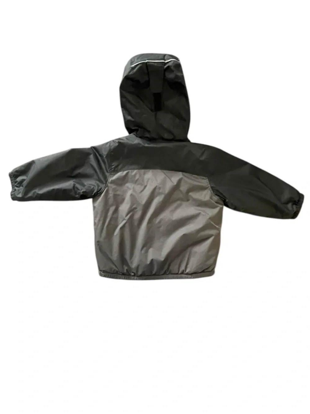Columbia toddler Two-Tone REVEASIBLE Hooded Jacket Gray and Black unisex size 2T